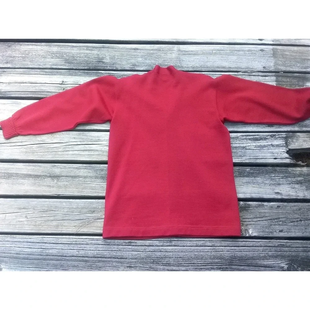 VTG CARL COERS Varsity Wool 44 Men's Letterman Red Cardigan 1950-1960s Ole Miss